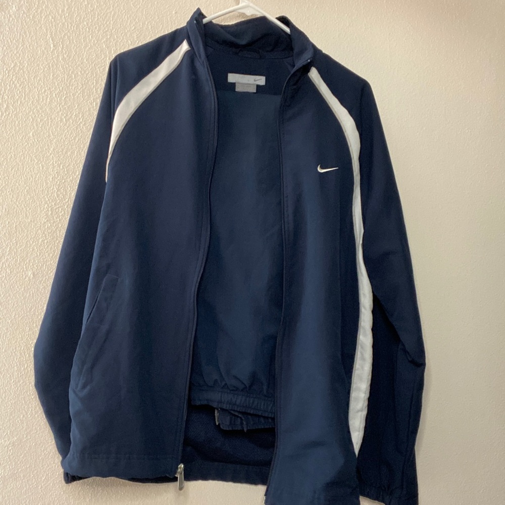 Nike Two Piece Navy / White Tracksuit